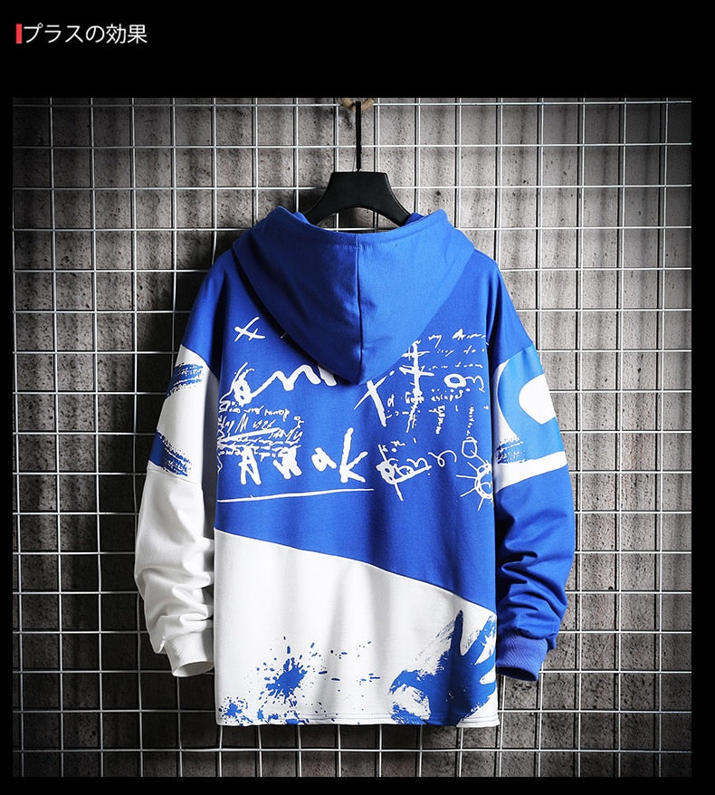 Hip Hop Hoodies Men New Autumn Fashion Skateboards Casual Sweatshirt Male Japanese Harajuku Streetwear Men Hoodie